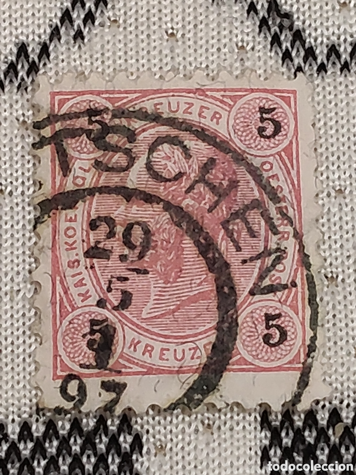Sellos: Sello de Austria Emperador Francisco Jos&eacute; l a&ntilde;os 1890-96