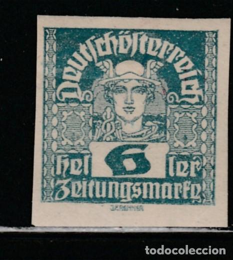 Sellos: AUSTRIA - PERIODICOS // YVERT 39 // 1920-21 .... NUEVO CON FIJASELLOS