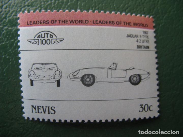 Sellos: *nevis, jaguar e-type 1967 - Foto 1