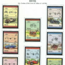 Sellos: NEVIS. 1984. 16 SELLOS AUTOMOBILES. AUTOMOVILES YVERT: 167/182