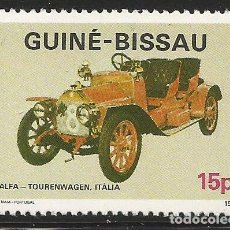 Sellos: GUINEA BISSAU. AÑO 1986. 1 SELLO NUEVO. AUTOMOVILES CARS. YVERT: 400**. Lote 309589938