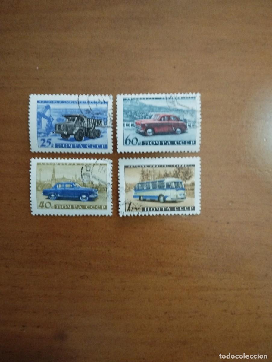 Sellos: 22.07/ RUSIA. COCHES DIFERENTES. SER&Iacute;A COMPLETA EN USADO