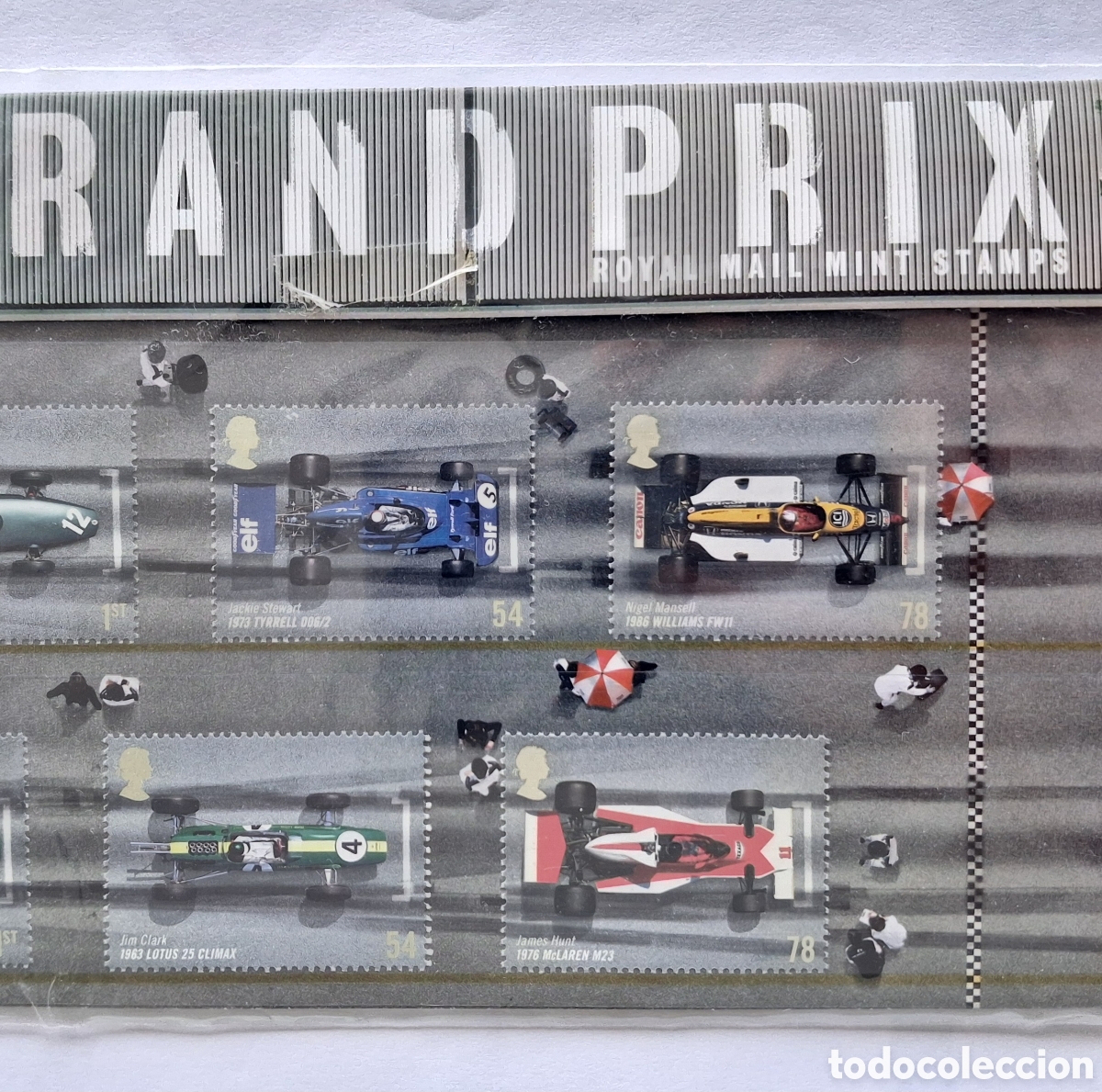 Stamps: Hoja Bloque Sellos Grand Prix Reino Unido 2007