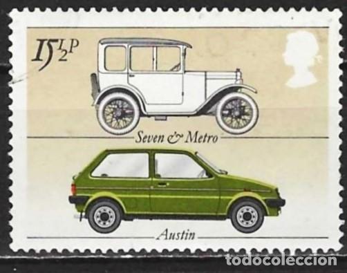 Sellos: Gran Breta&ntilde;a 1982 - Mi 929 - YT 1058 - Coches Austin : Tipos Seeven & Metro