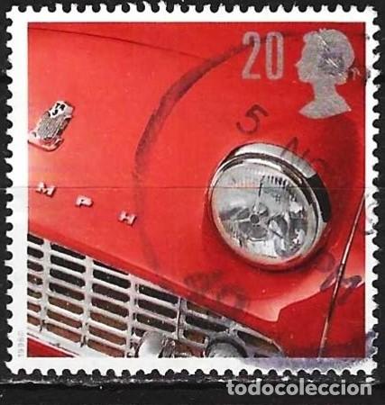 Sellos: Gran Breta&ntilde;a 1996 - Mi 1657 - YT 1915 - Cap&oacute; delantero del coche Triumph TR3