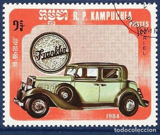 Sellos: Kampuchea 1984 - Mi 601 - YT 494 - Coche Franklin
