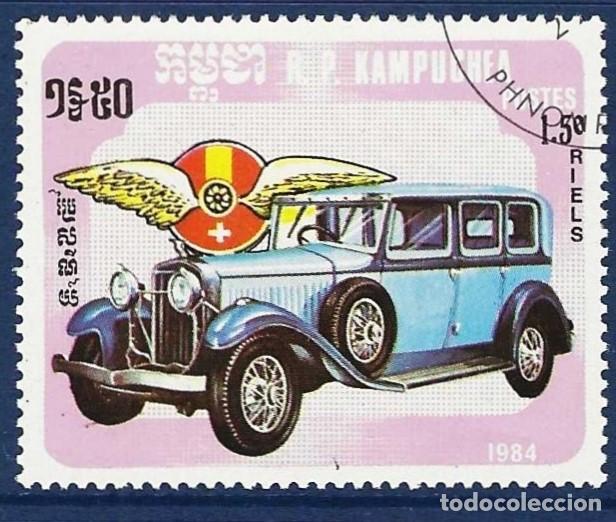 Sellos: Kampuchea 1984 - Mi 602 - YT 495 - Coche Hispano-Suiza
