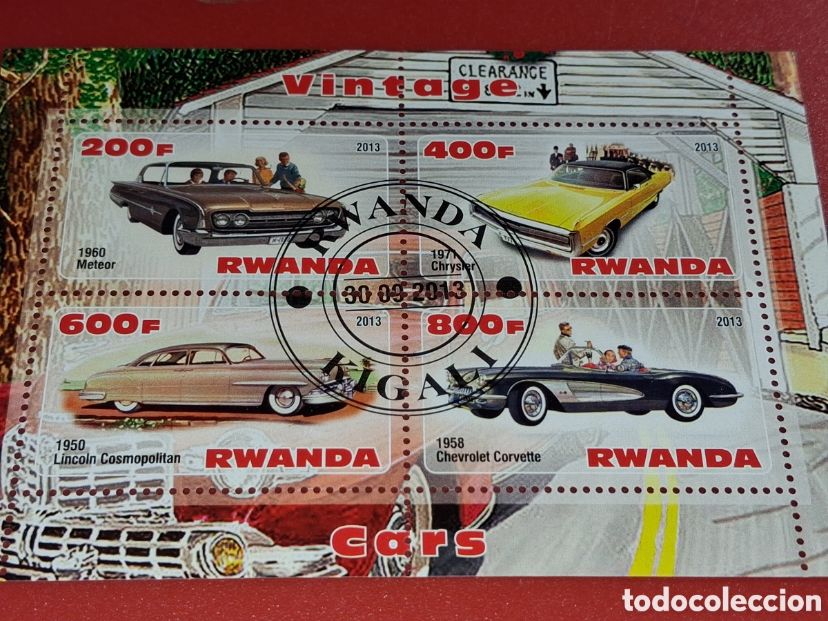 Sellos: HB Malawi mtdo 2013. Coches cl&aacute;sicos, epoca. Autom&oacute;viles. Veh&iacute;culos.