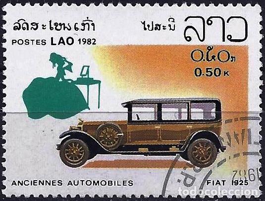 Sellos: Laos 1982 - Mi 581 - YT 430 - Coche antiguo : Fiat 1925