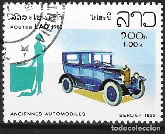 Sellos: Laos 1982 - Mi 583 - YT 432 - Coche antiguo : Berliet 1925