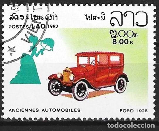 Sellos: Laos 1982 - Mi 586 - YT 435 - Coche antiguo : Ford 1925
