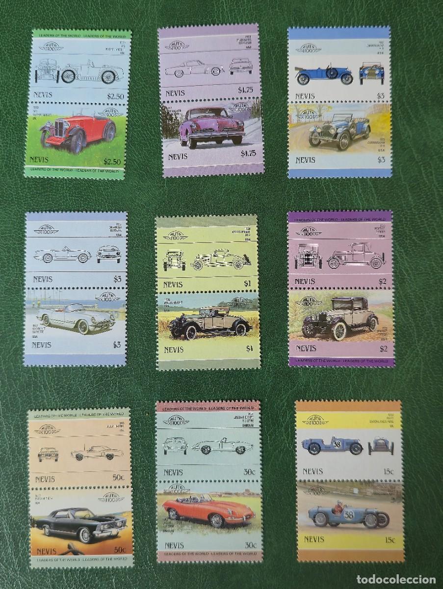 Sellos: SELLOS NUEVOS - NEVIS - Colecci&oacute;n de sellos Nuevos tem&aacute;tica Autom&oacute;vil