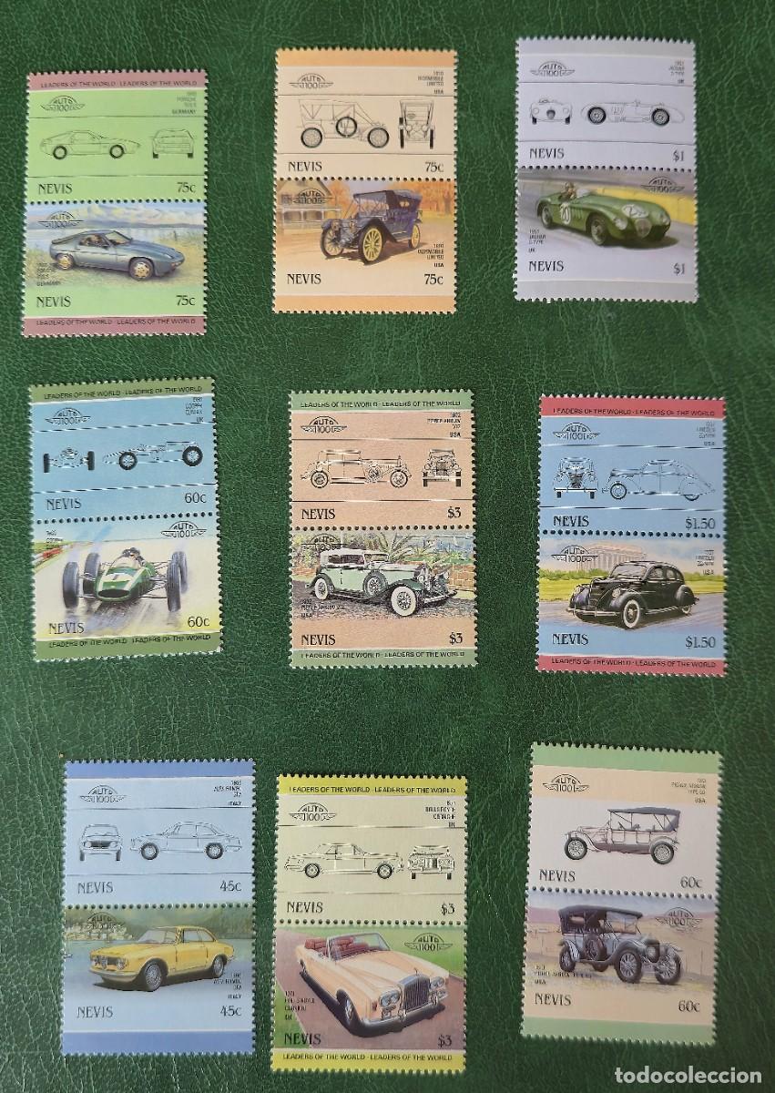Sellos: SELLOS NUEVOS - NEVIS - Colecci&oacute;n de sellos Nuevos tem&aacute;tica Autom&oacute;vil
