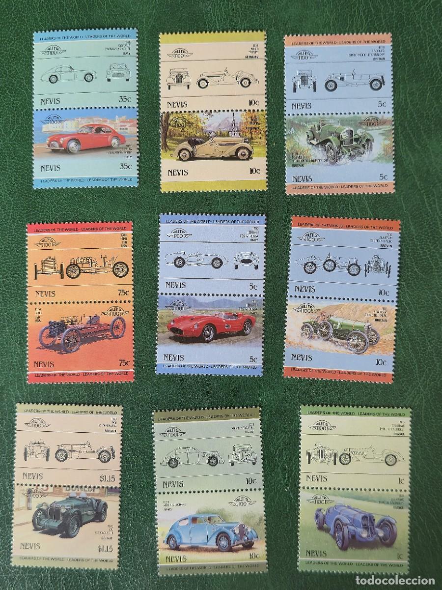 Sellos: SELLOS NUEVOS - NEVIS - Colecci&oacute;n de sellos Nuevos tem&aacute;tica Autom&oacute;vil