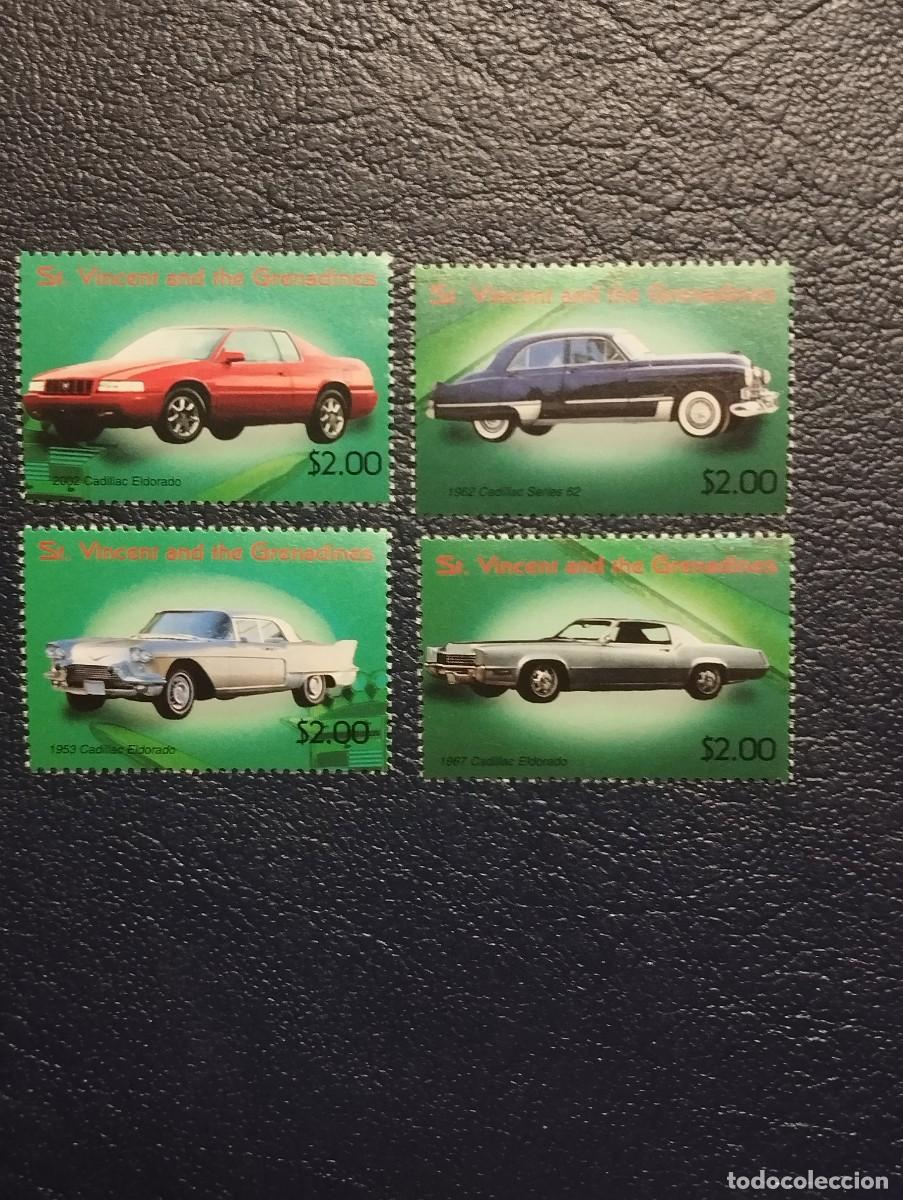 Sellos: 30.09/ St.Vincent Grensdines. Coches cl&aacute;sicos . Serie completa en nuevo