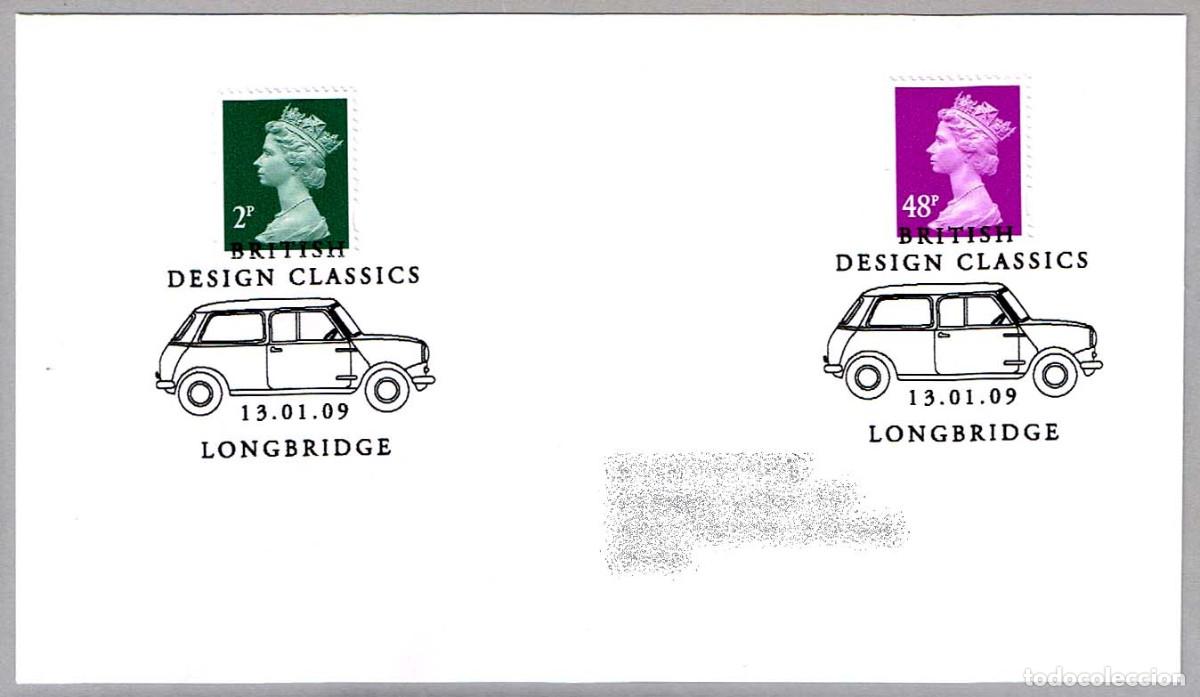 Sellos: Matasellos AUTOMOVILES - AUSTIN MINI. Longbridge, Reino Unido, 2009