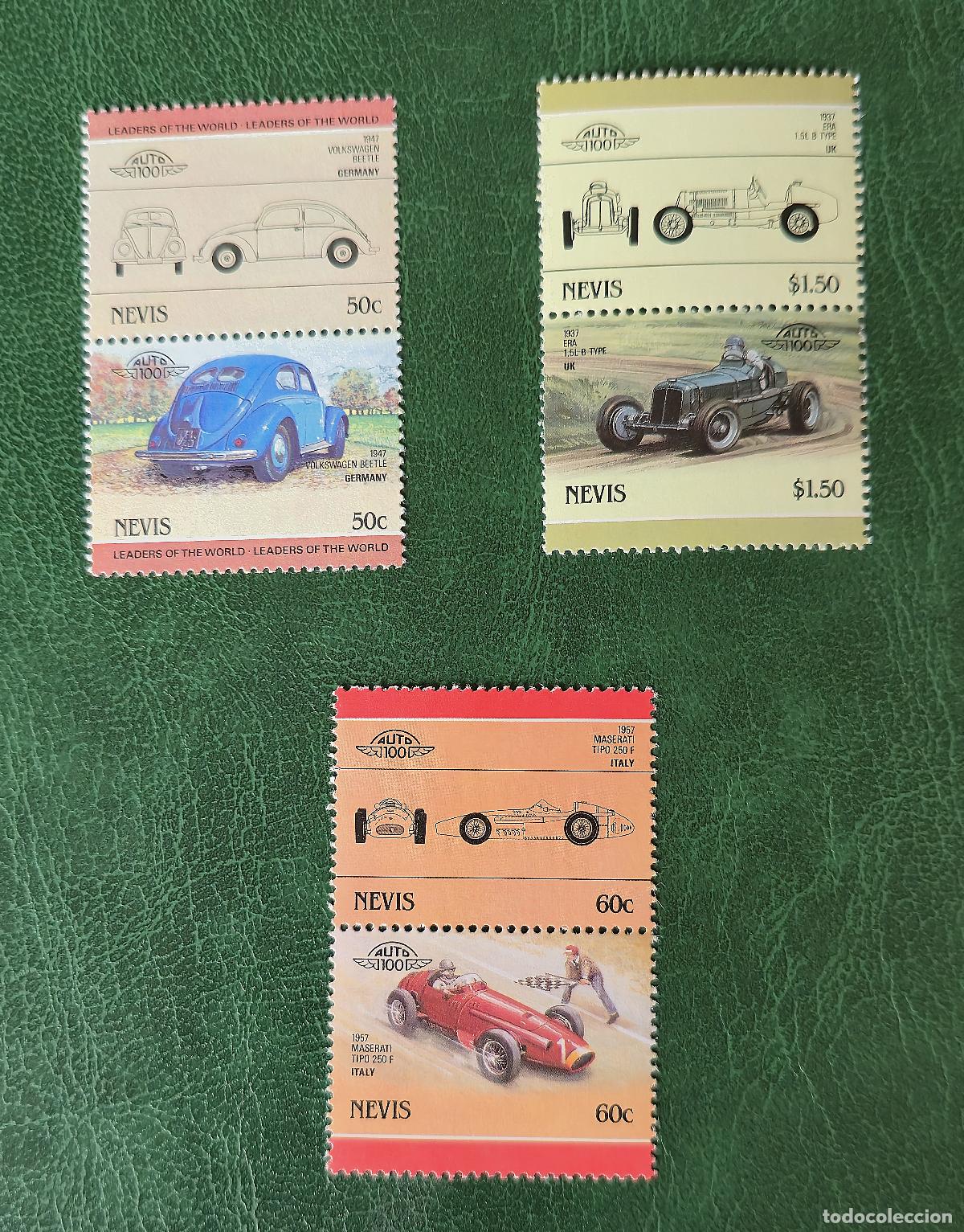 Timbres: SELLOS NUEVOS - NEVIS - Colecci&oacute;n de sellos Nuevos tem&aacute;tica Autom&oacute;vil