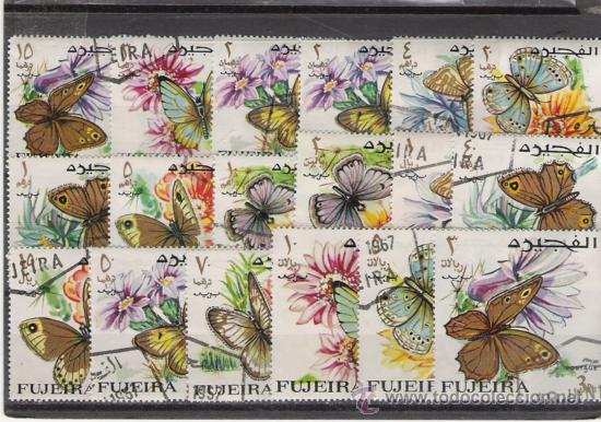 Sellos: TEMA MARIPOSAS GRAN LOTE DE SELLOS - Foto 1