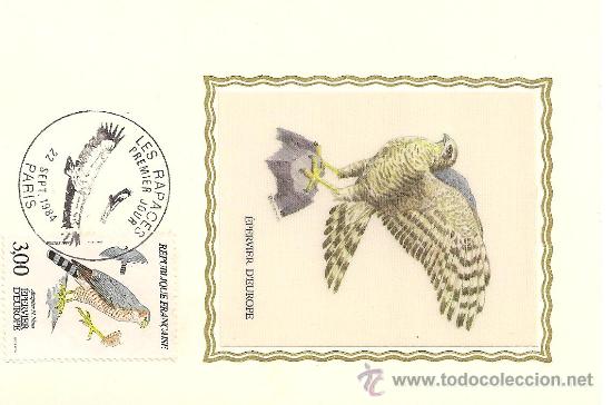 Sellos: FRANCIA. AVES RAPACES. - Foto 1