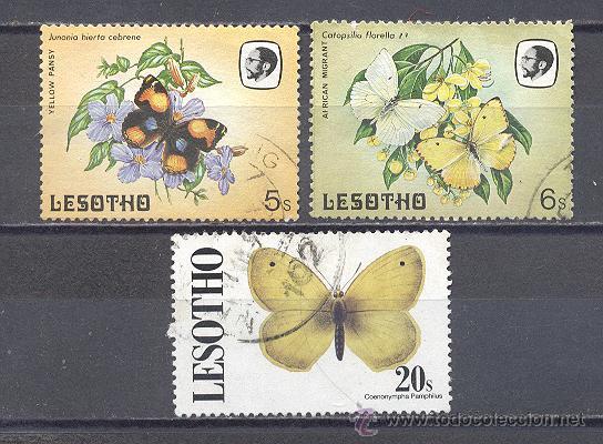 Sellos: LESOTHO- TEMA MARIPOSAS - Foto 1