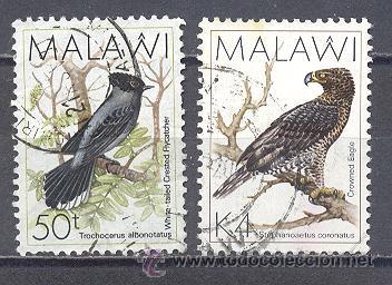 Sellos: MALAWI- AVES- USADO - Foto 1