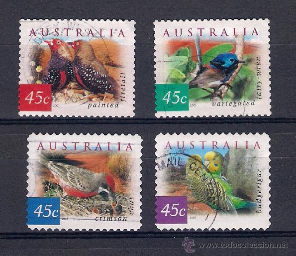 Sellos: aves y p&aacute;jaros de australia. a&ntilde;o 2001 - Foto 1