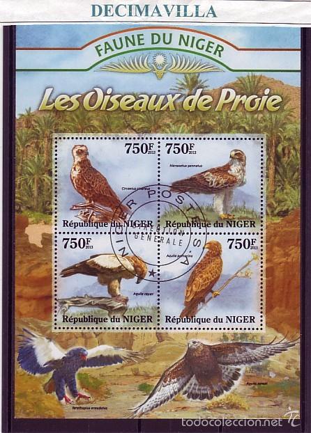 Sellos: L768, NIGER, 2013, AVES RAPACES - Foto 1