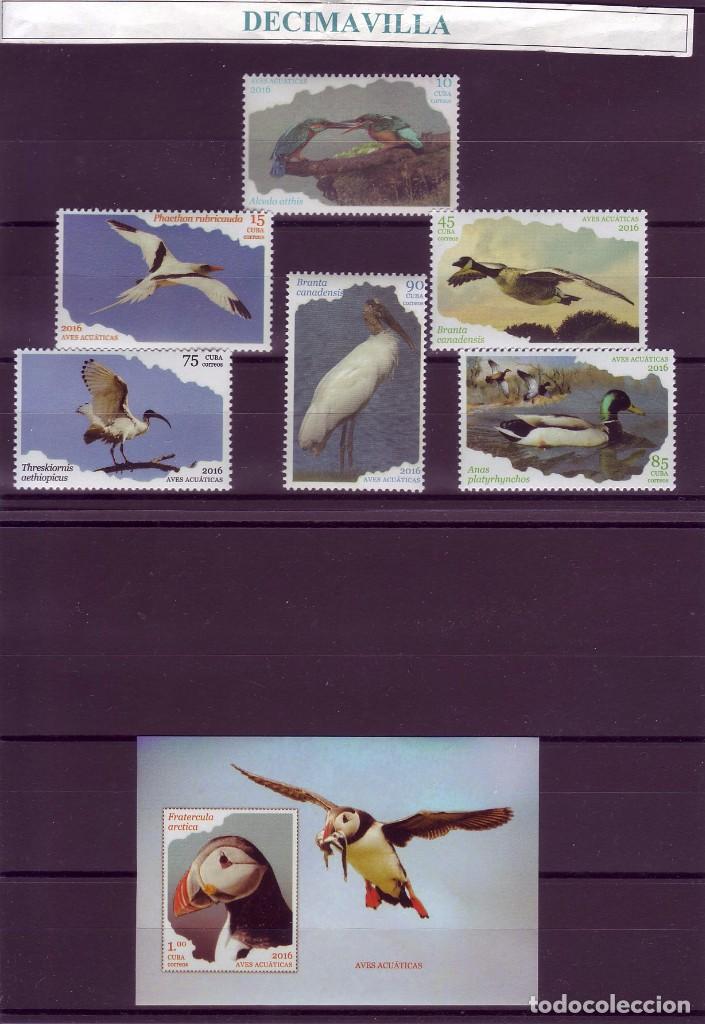 Sellos: CUBA, AVES ACUATICAS, 2016, FAAV282 - Foto 1