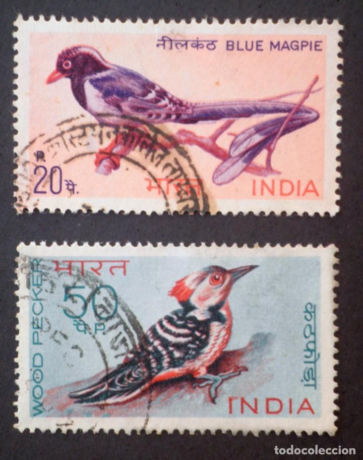 Sellos: 1968 India P&aacute;jaros - Foto 1