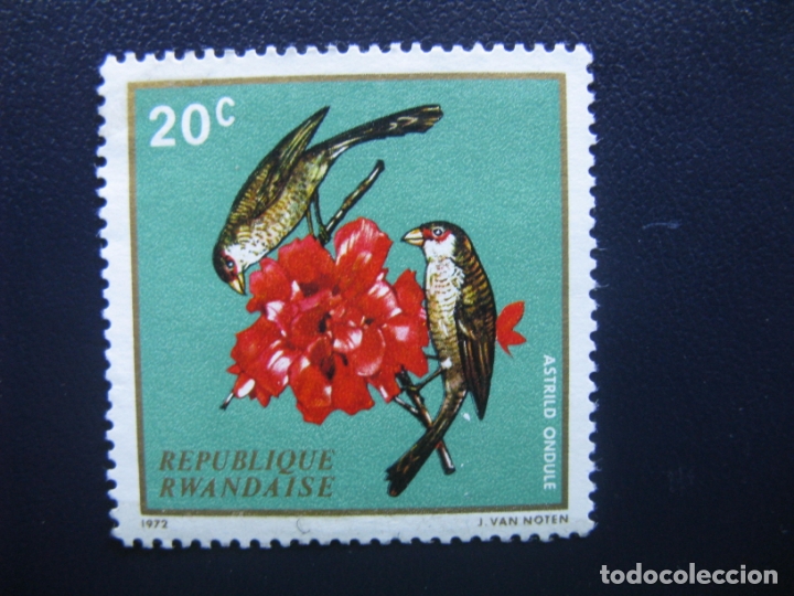 Sellos: ruanda, 1972 pajaros de ruanda, Yvert 464 - Foto 1
