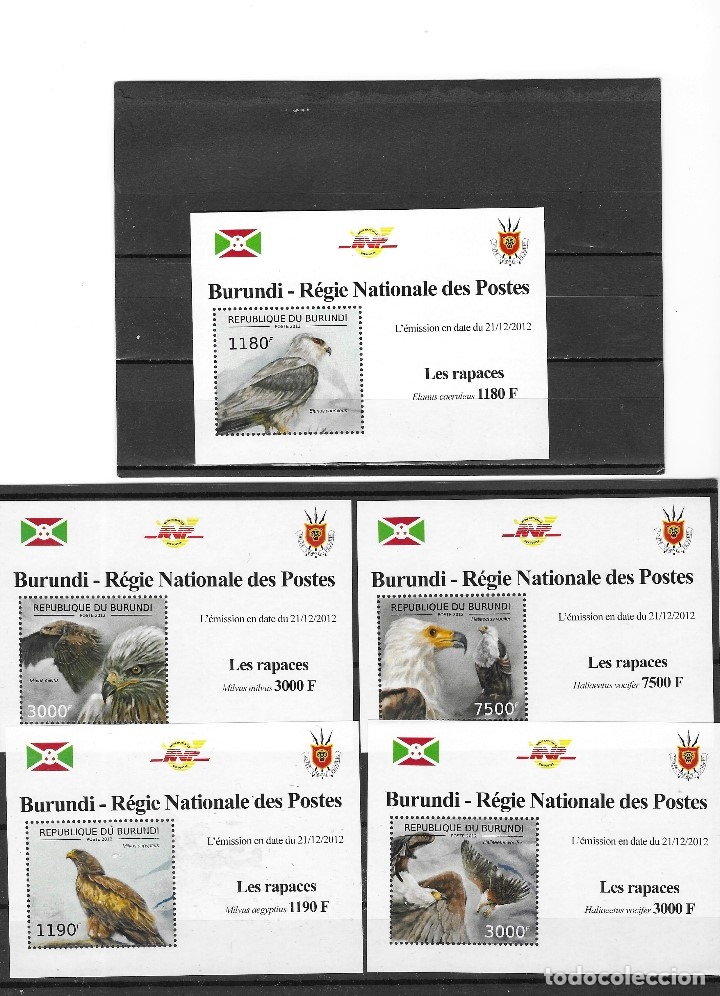 Sellos: BURUNDI N&ordm; A&Ntilde;O 2012 (**) - Foto 1