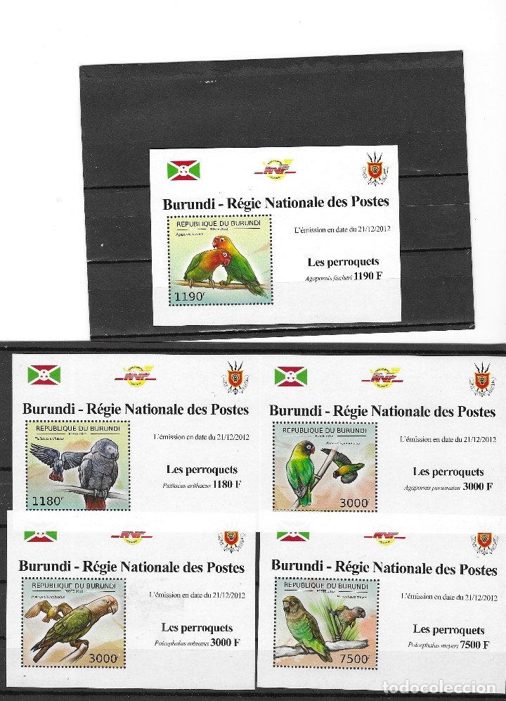 Sellos: BURUNDI N&ordm; A&Ntilde;O 2012 (**) - Foto 1