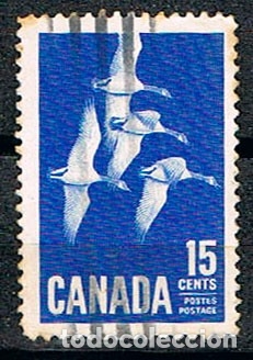 Sellos: Canada n&ordm; 357, Oca canadiense, usado - Foto 1