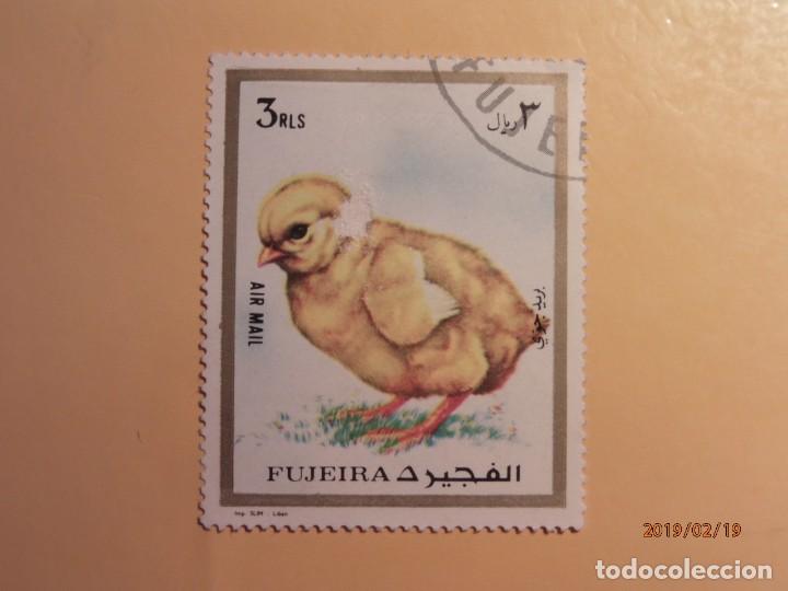 Sellos: FUJEIRA - AVES - POLLITO. - Foto 1