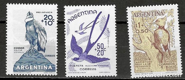 Sellos: ARGENTINA N&ordm; 613 AL 615 (**) - Foto 1