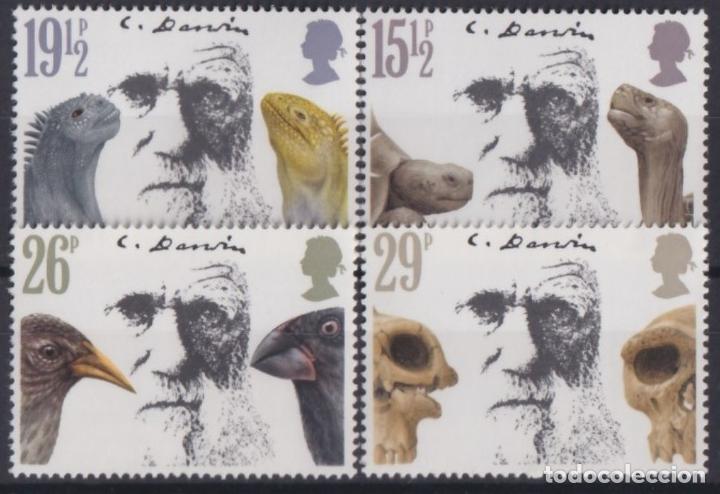 Sellos: F-EX18580 ENGLAND UK MNH 1982 DARWIN EVOLUTION TURTLE BIRD LIZARD. - Foto 2