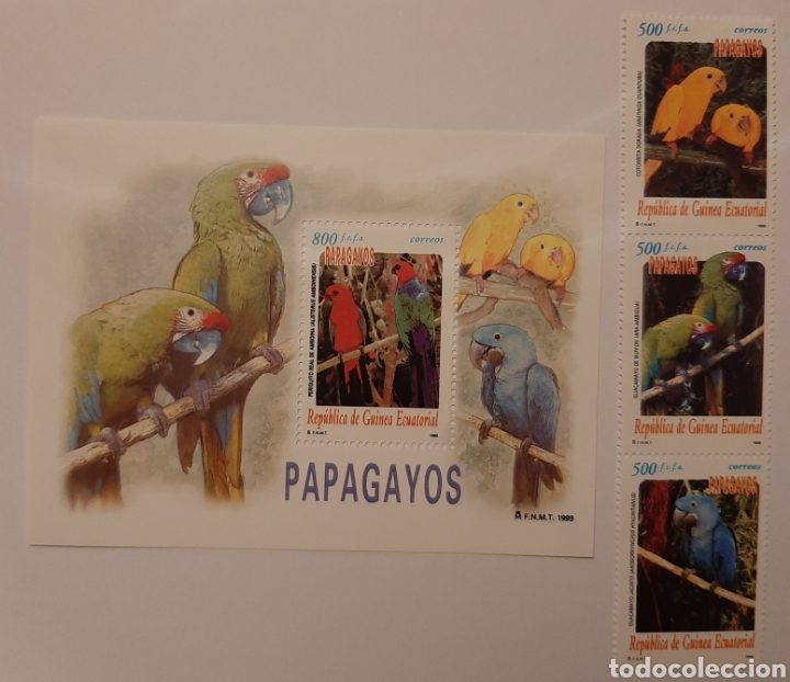 Sellos: Aves. Guinea Ecuatorial 1999. MNH** - Foto 1