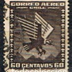 Sellos: CHILE Nº 331, EL CONDOR ALEGORÍA DEL CORREO AÉREO, USADO. Lote 238852950