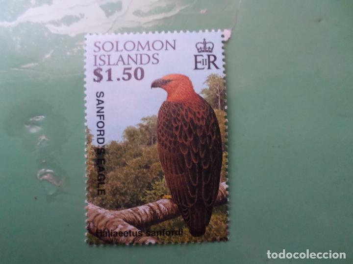 Sellos: +islas salomon, 1996, aguila - Foto 1