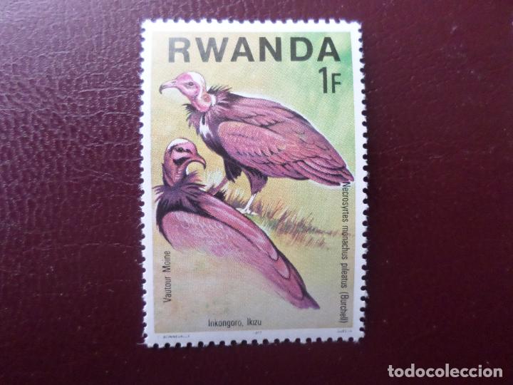 Sellos: .ruanda, 1977, rapaces africanas, Yvert 807 - Foto 1