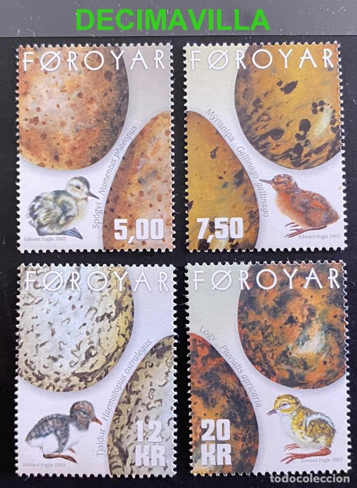 Sellos: FAAV331, FEROE, AVES, 2002, 423/26 - Foto 1