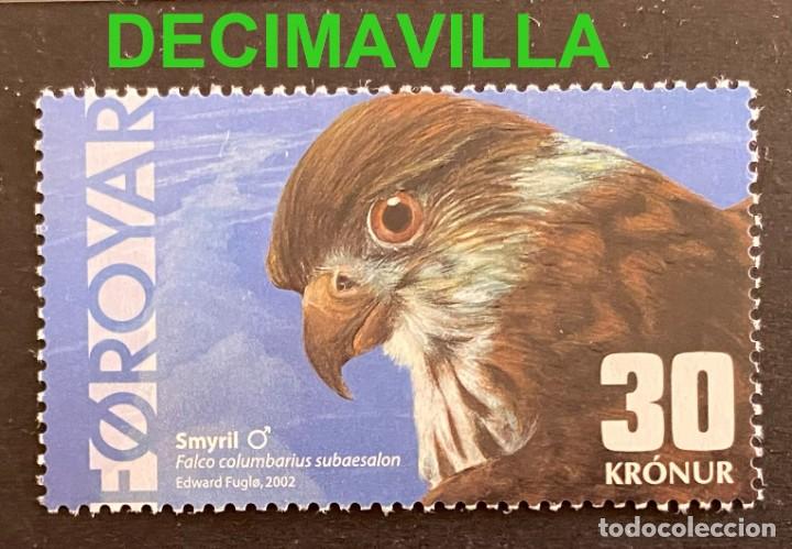Sellos: FAAV332, FEROE, AVES, HALCON, 2002, 427 - Foto 1