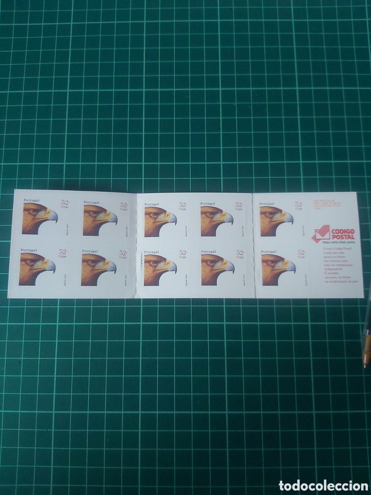 Stamps: Portugal Fauna aves pájaros carnets nuevo águila