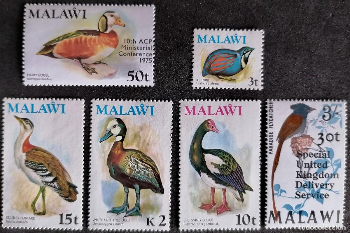 Sellos: MALAWI 1971 / 75 - AVES . - Foto 1