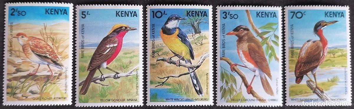 Sellos: KENIA 1984 - P&Aacute;JAROS . - Foto 1