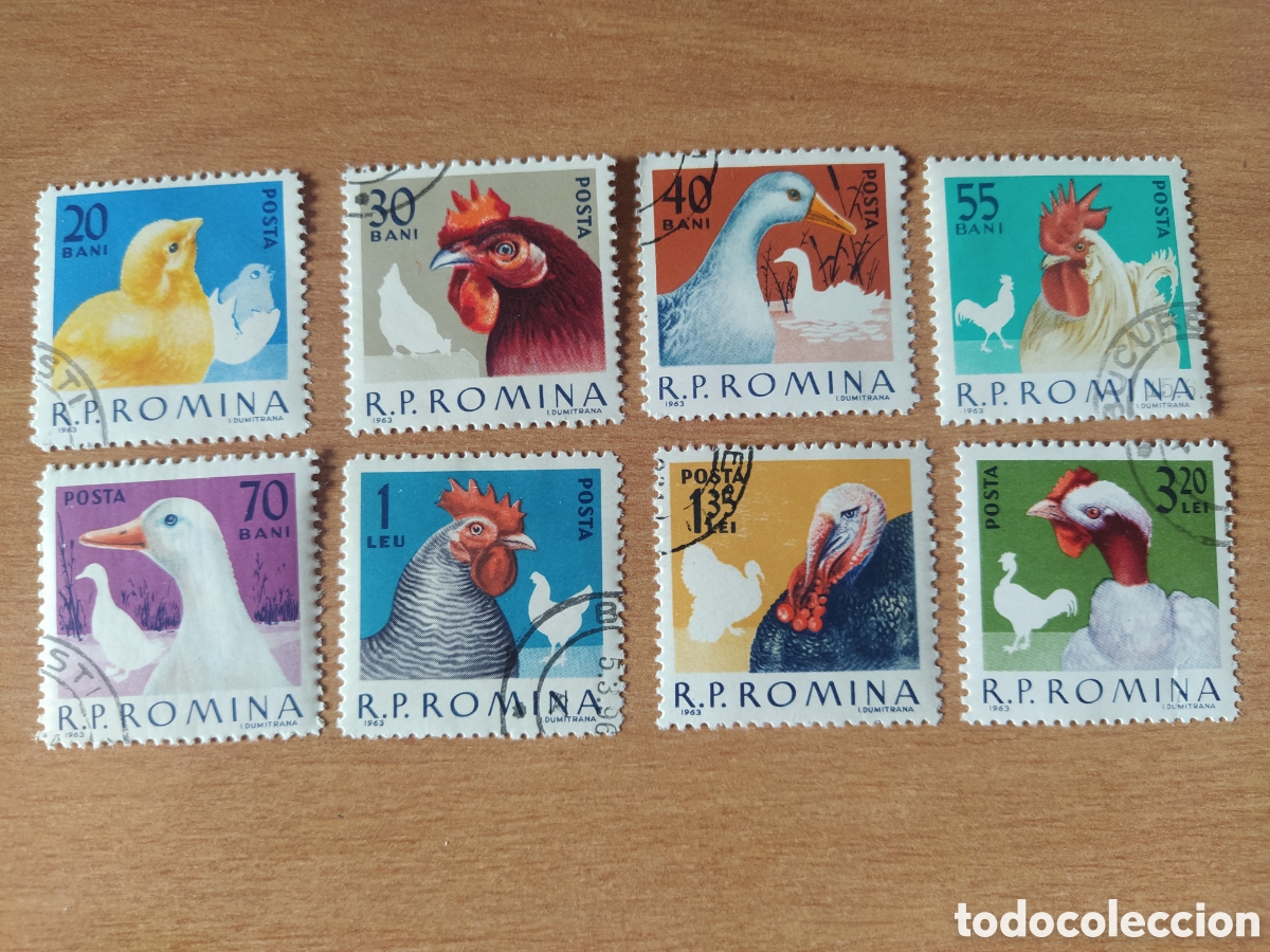 Sellos: Aves Rumania 1963 - Foto 1