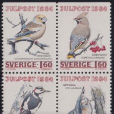 Sellos: F-EX47489 SWEDEN SVERIGE 1984 MNH CHRISTMAS NAVIDAD BIRD AVES PAJAROS.
