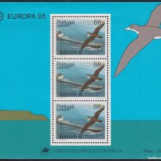 Sellos: F-EX47465 PORTUGAL MADEIRA MNH 1986 EUROPA CEPT SHIP OISEAUX BIRD AVES PAJAROS.