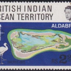 Sellos: F-EX45834 BRITISH INDIAN OCEAN TERRITORY MNH 1969 ALDABRA ISLAND BIRD AVES PAJAROS.