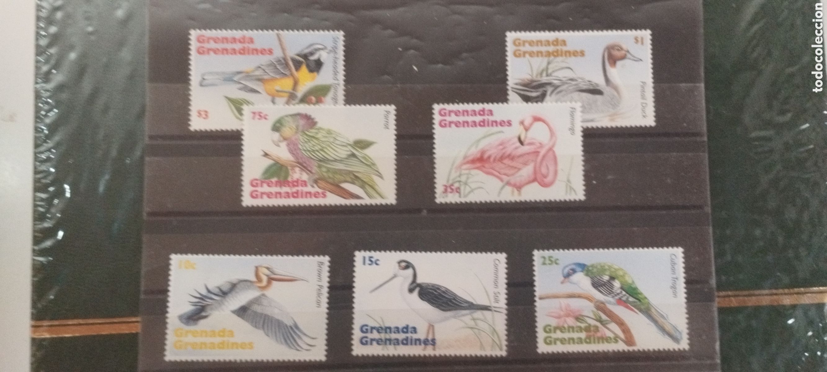 Sellos: Aves Grenada 7 valores - Foto 1